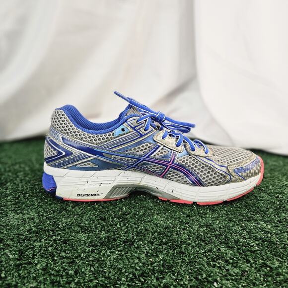 Asics GT 1000 Running Training Shoes Womens Gray Blue Pink Size 7.5 T3R5N - Picture 5 of 10
